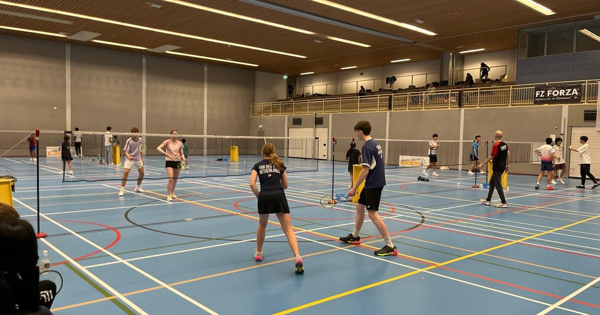 Gemengd dubbel met Jelle op de Wim Top Junior Master 2026